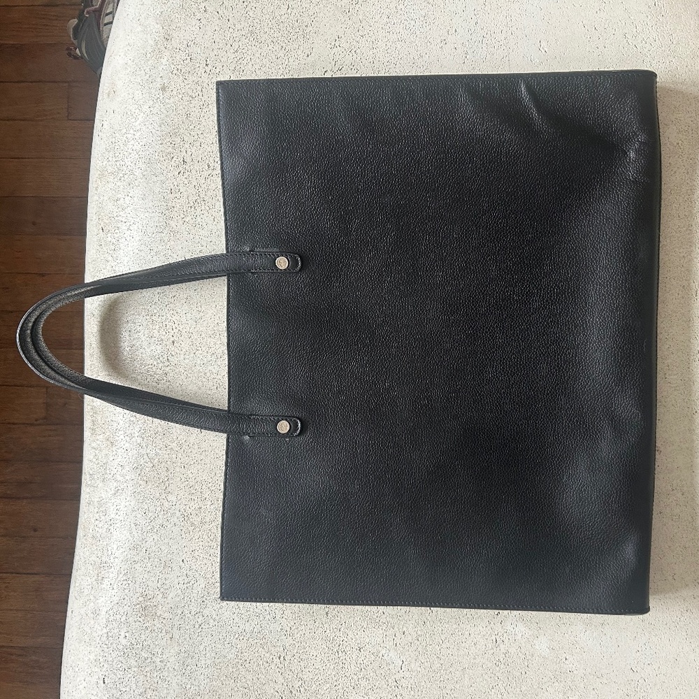 Thom Browne Brooks Brothers Black Fleece leather tote bag men